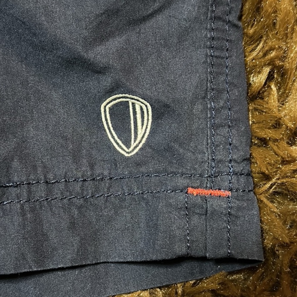 BEN SHERMAN navy blue SWIM TRUNKS board shorts SURF beach Sharp Mod Skinhead UK